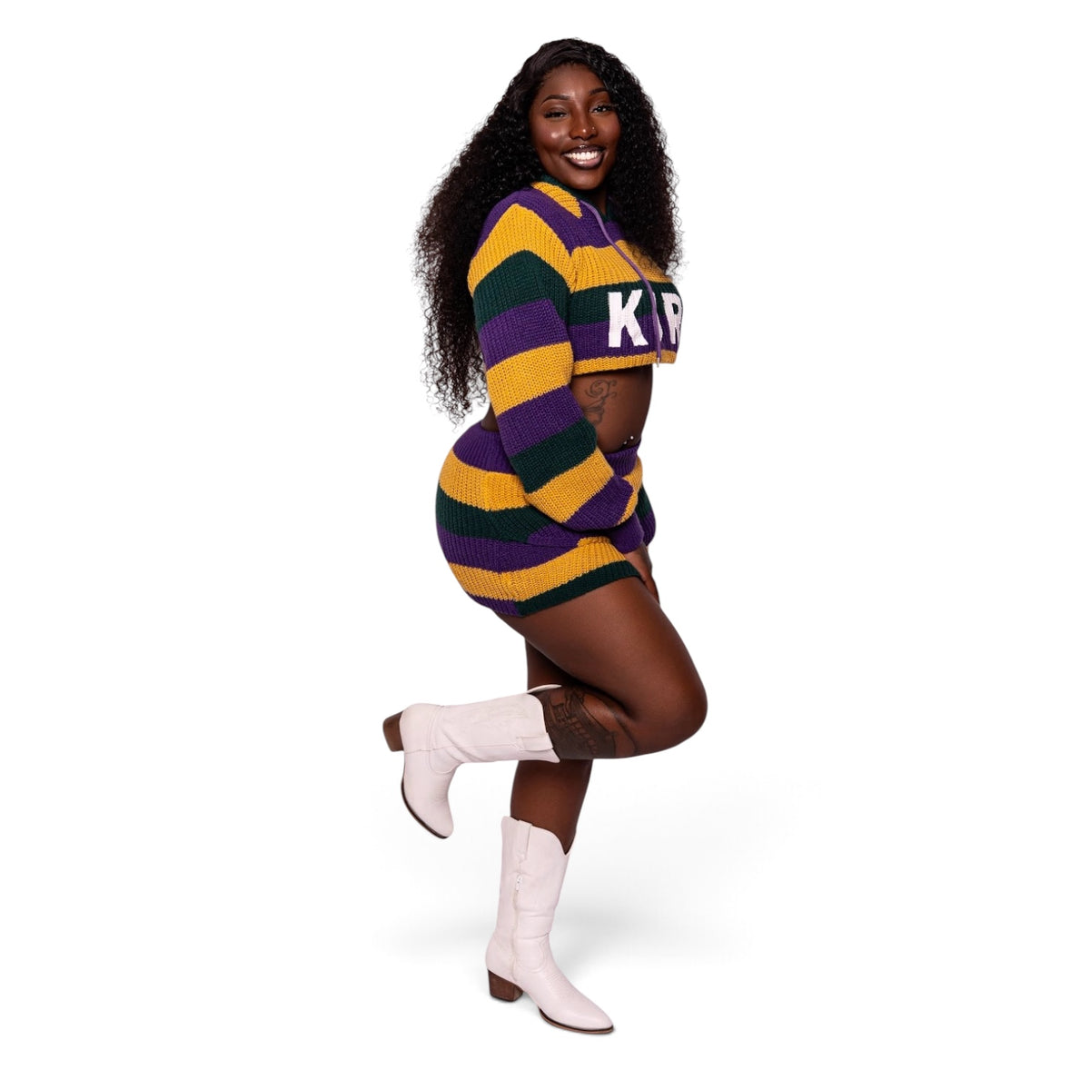 Kuré Women Mardi Gras Crochet Set